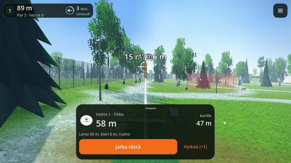 Friba: kiekko lähtee kädestä väylällä