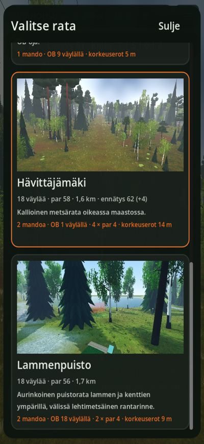 Ennätys metarivin lopussa