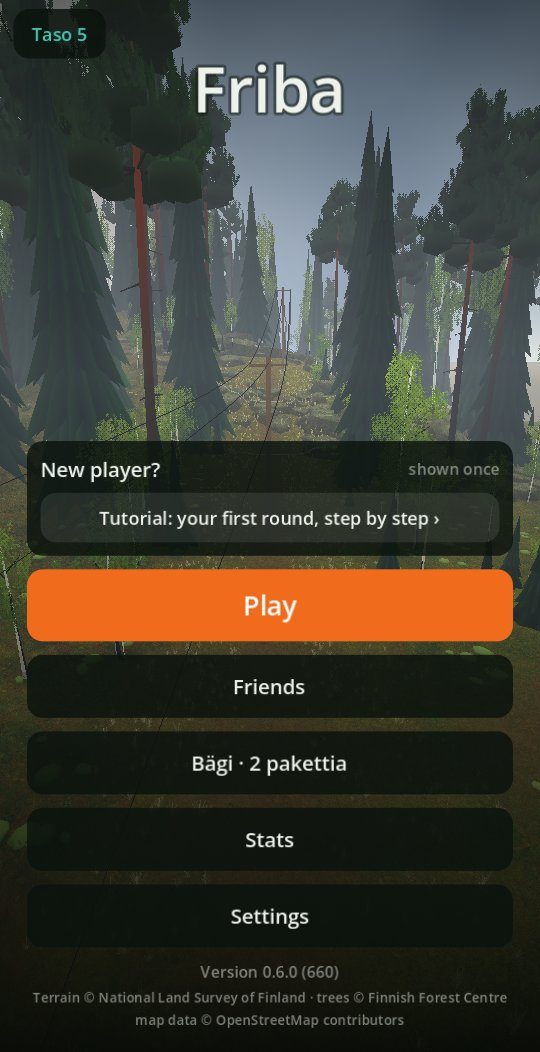 Main menu