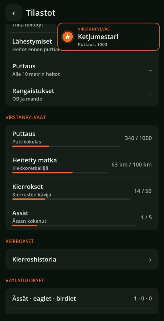Milestone notification